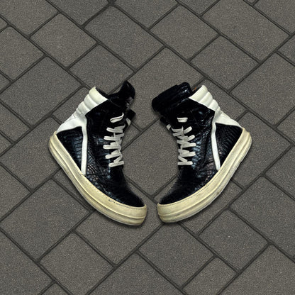 2010 Rick Owens Snakeskin Short Tongue Geobasket