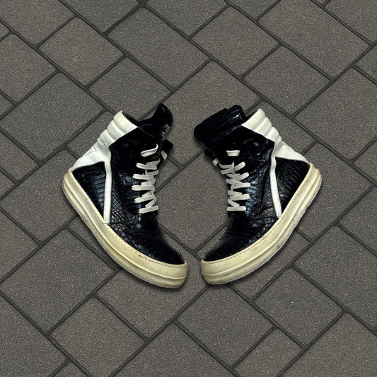 2010 Rick Owens Snakeskin Short Tongue Geobasket
