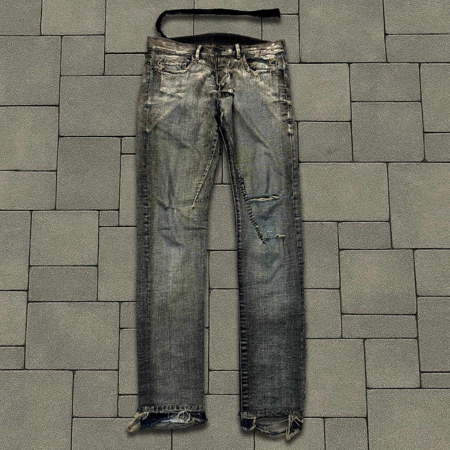 FW07 Rick Owens Dust Detroit Cut Denim