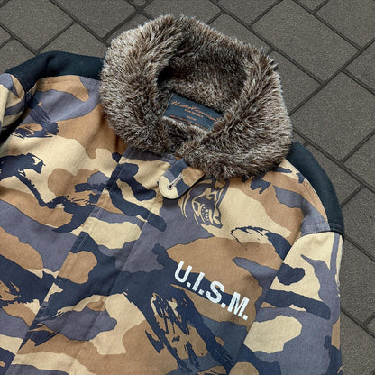 AW03 Undercover Paperdoll George Camo Hybrid Jacket