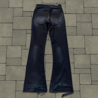 SS24 Balenciaga Sunfaded Bootcut Denim