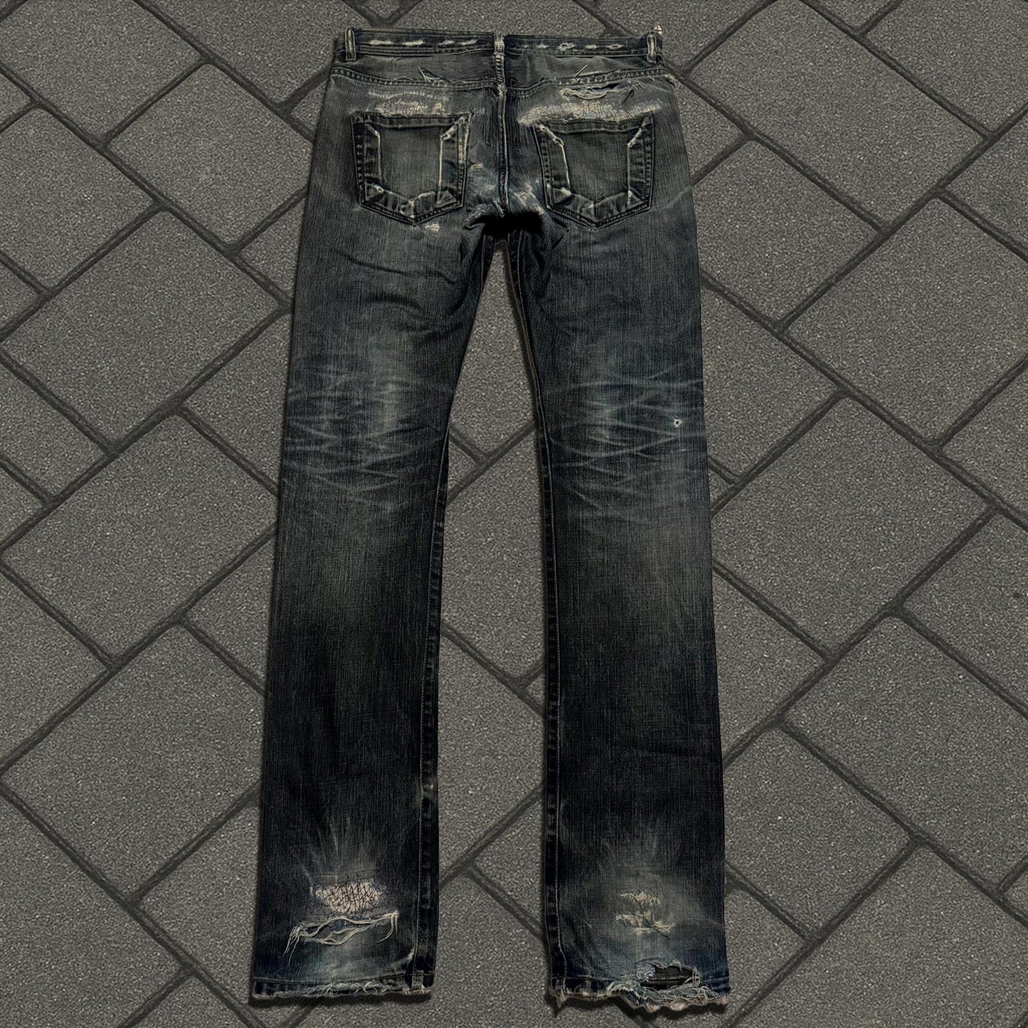 FW07 RIck Owens Dust Detroit Cut Denim