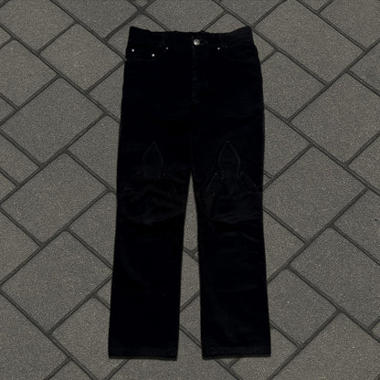 Chrome Hearts Fleur Knee Denim