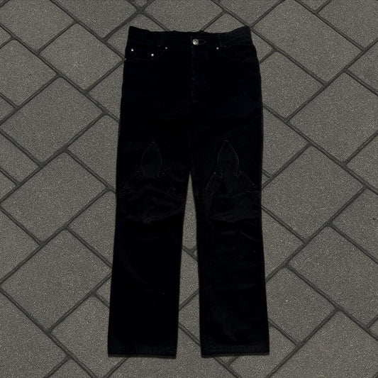 Chrome Hearts Fleur Knee Denim