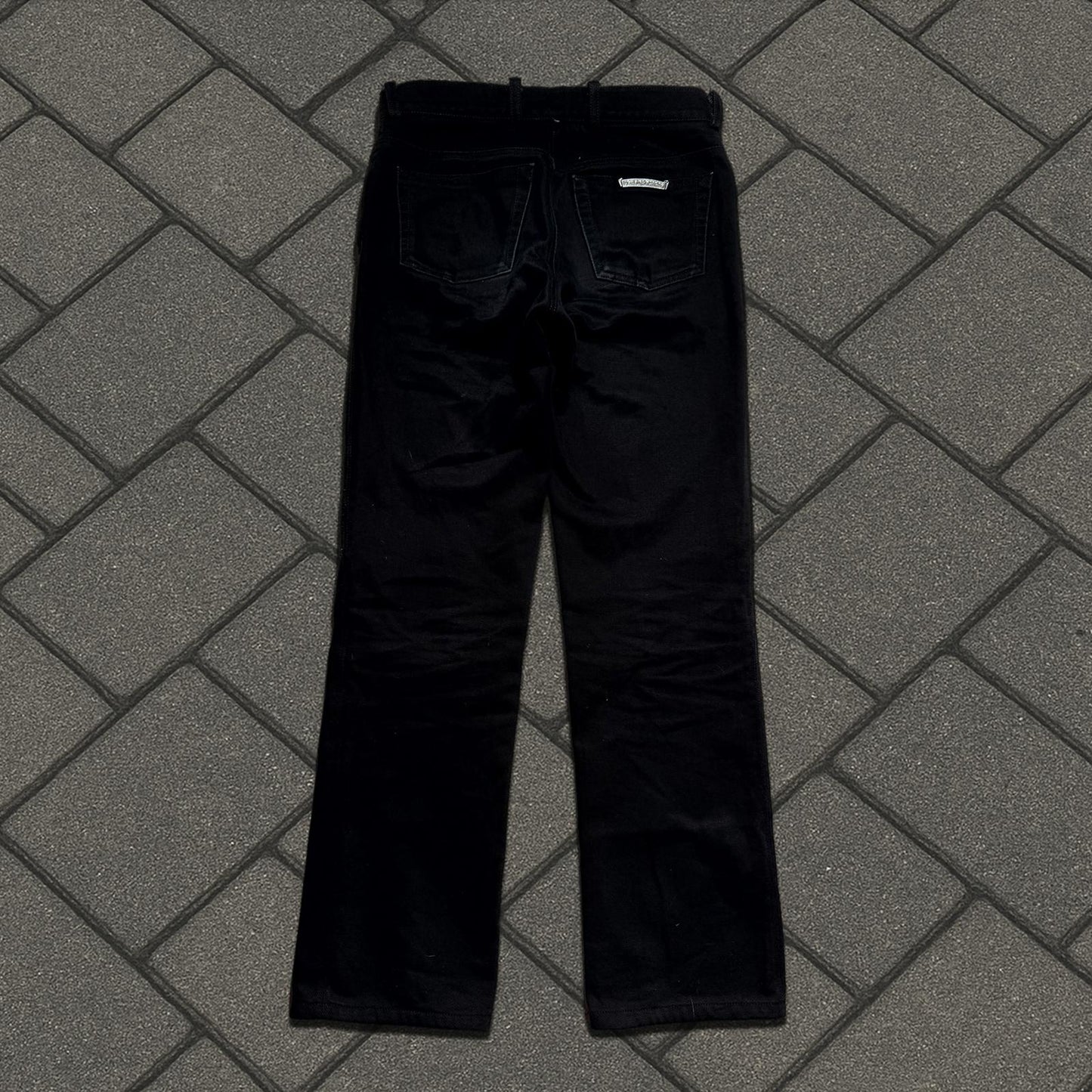 Chrome Hearts Fleur Knee Denim