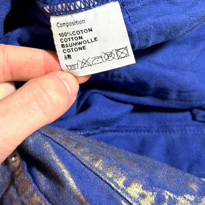 SS09 Dior Homme Gold Waxed Denim