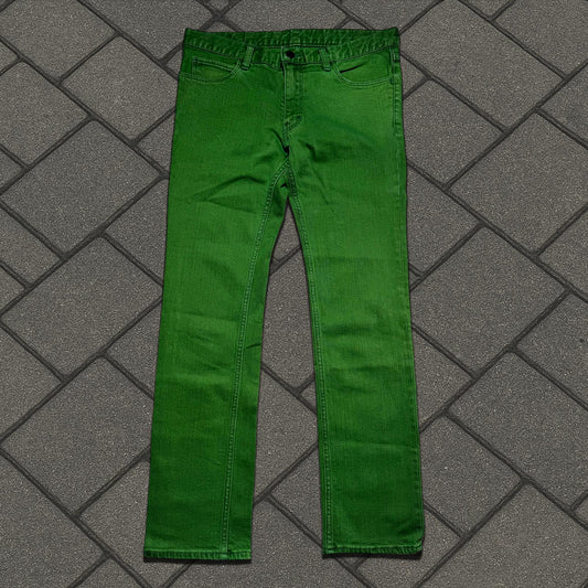 AW05 Number (N)ine Green Pain Denim