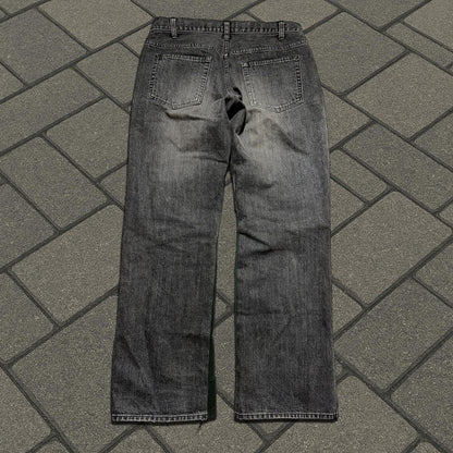 AW03 Undercover ‘Paperdoll’ Green Hybrid Denim