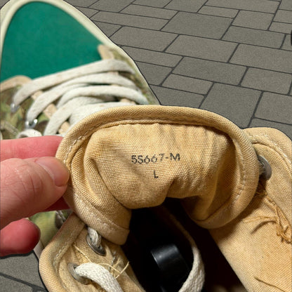 SS05 Undercover Green Skull Shoes