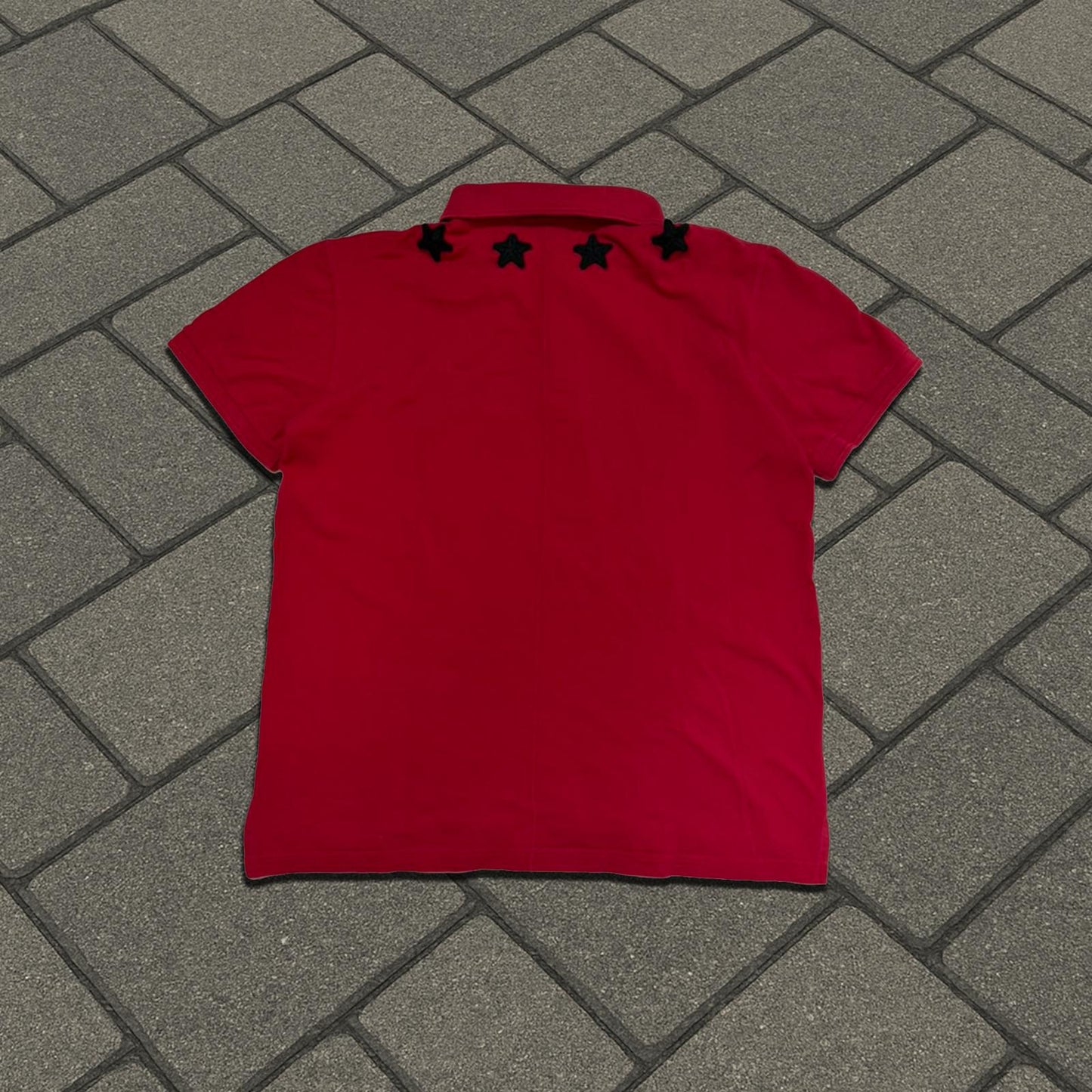 Givenchy Red Star Polo Shirt
