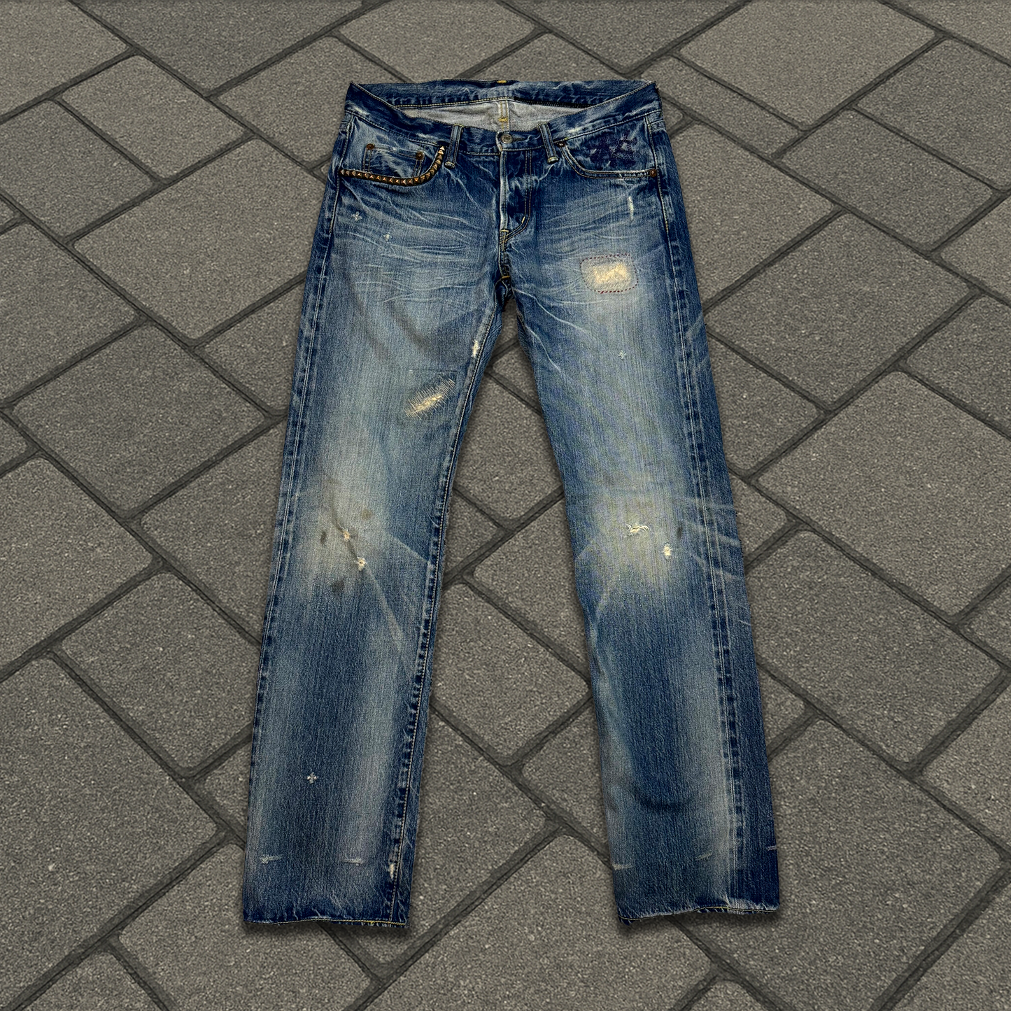 Hysteric Glamour Studded Pocket Denim