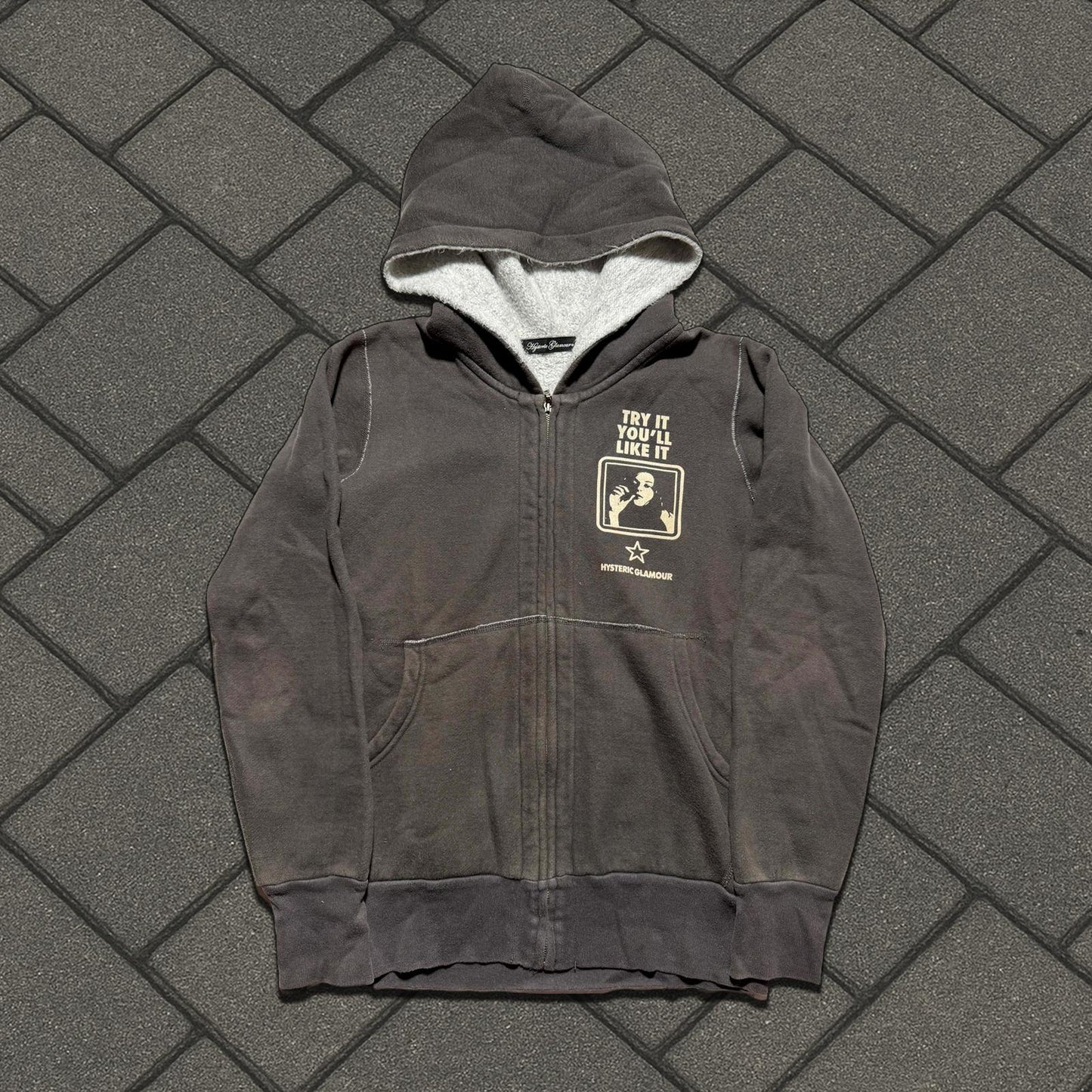 Hysteric Glamour Shearling Hoodie