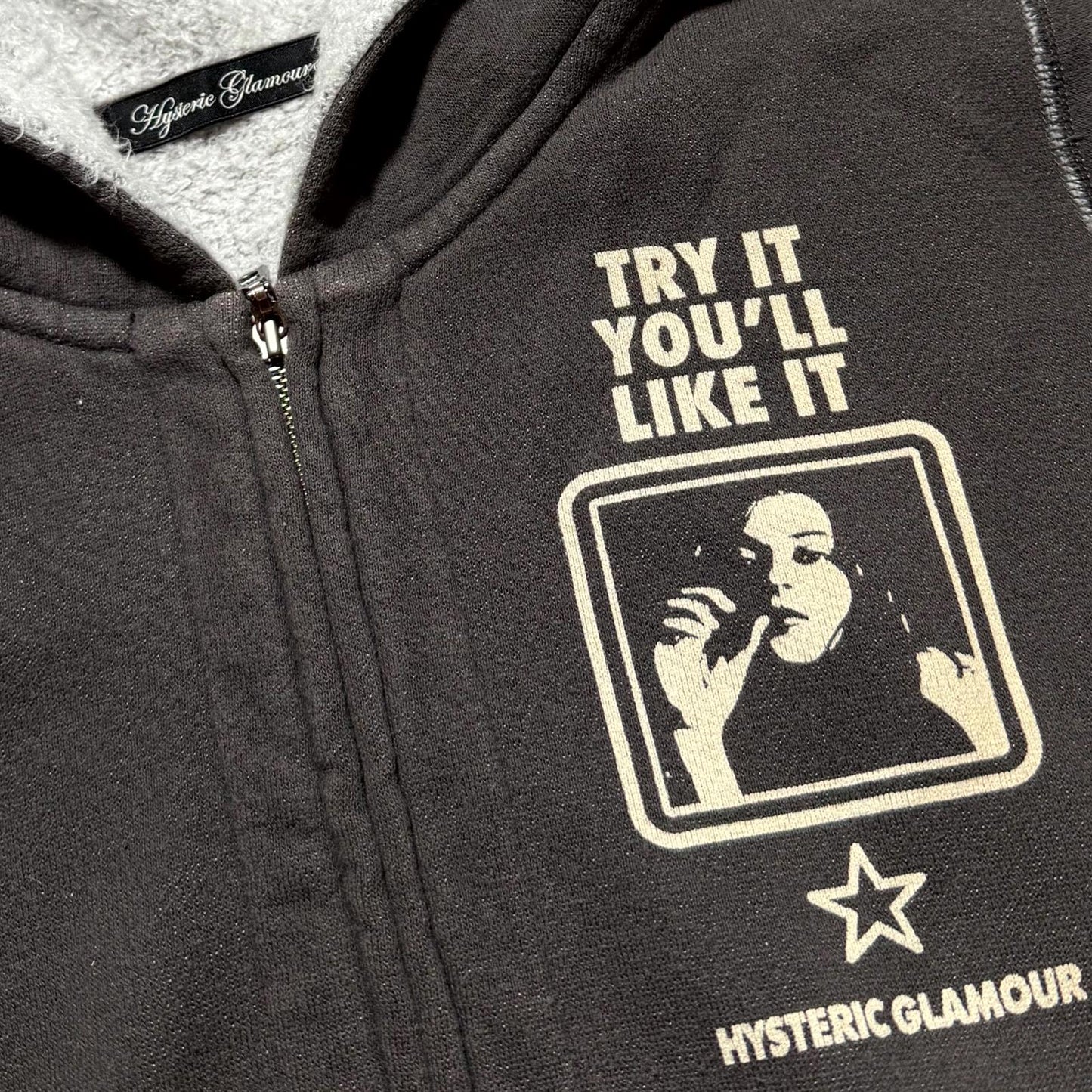 Hysteric Glamour Shearling Hoodie