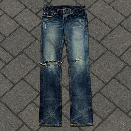 Hysteric Glamour Low Rise Studded Denim
