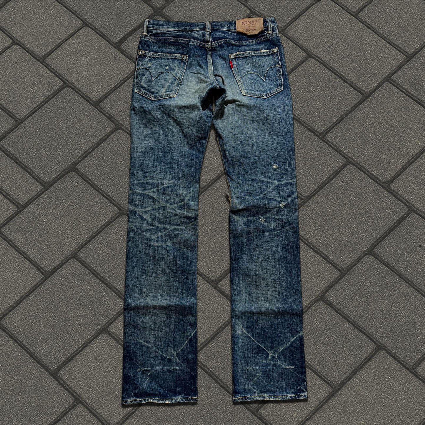 Hysteric Glamour Low Rise Studded Denim
