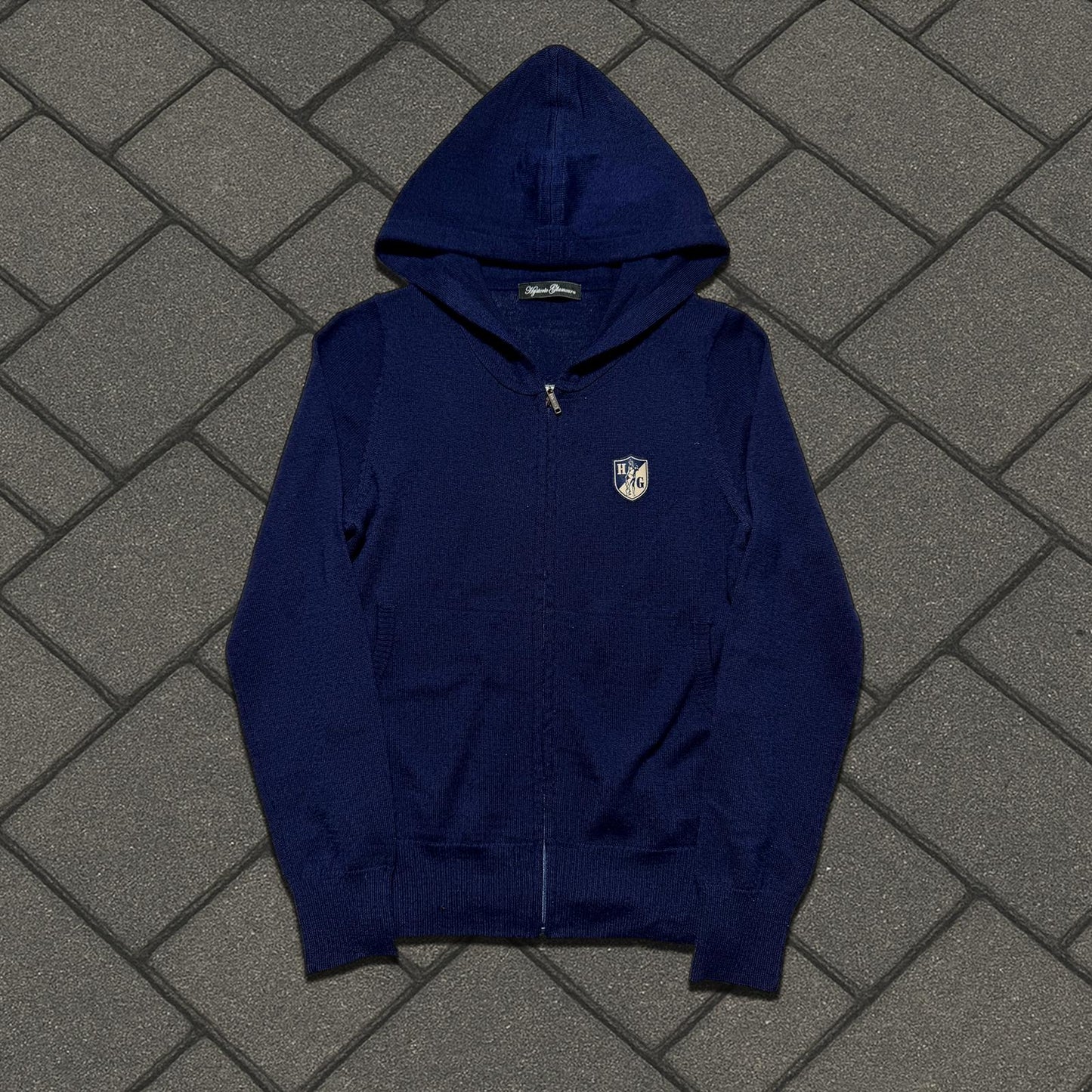 Hysteric Glamour Knit Zip Up Hoodie