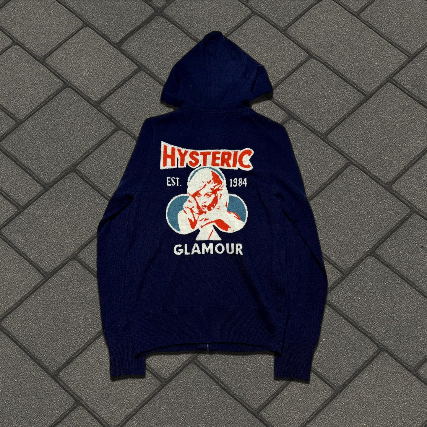 Hysteric Glamour Knit Zip Up Hoodie