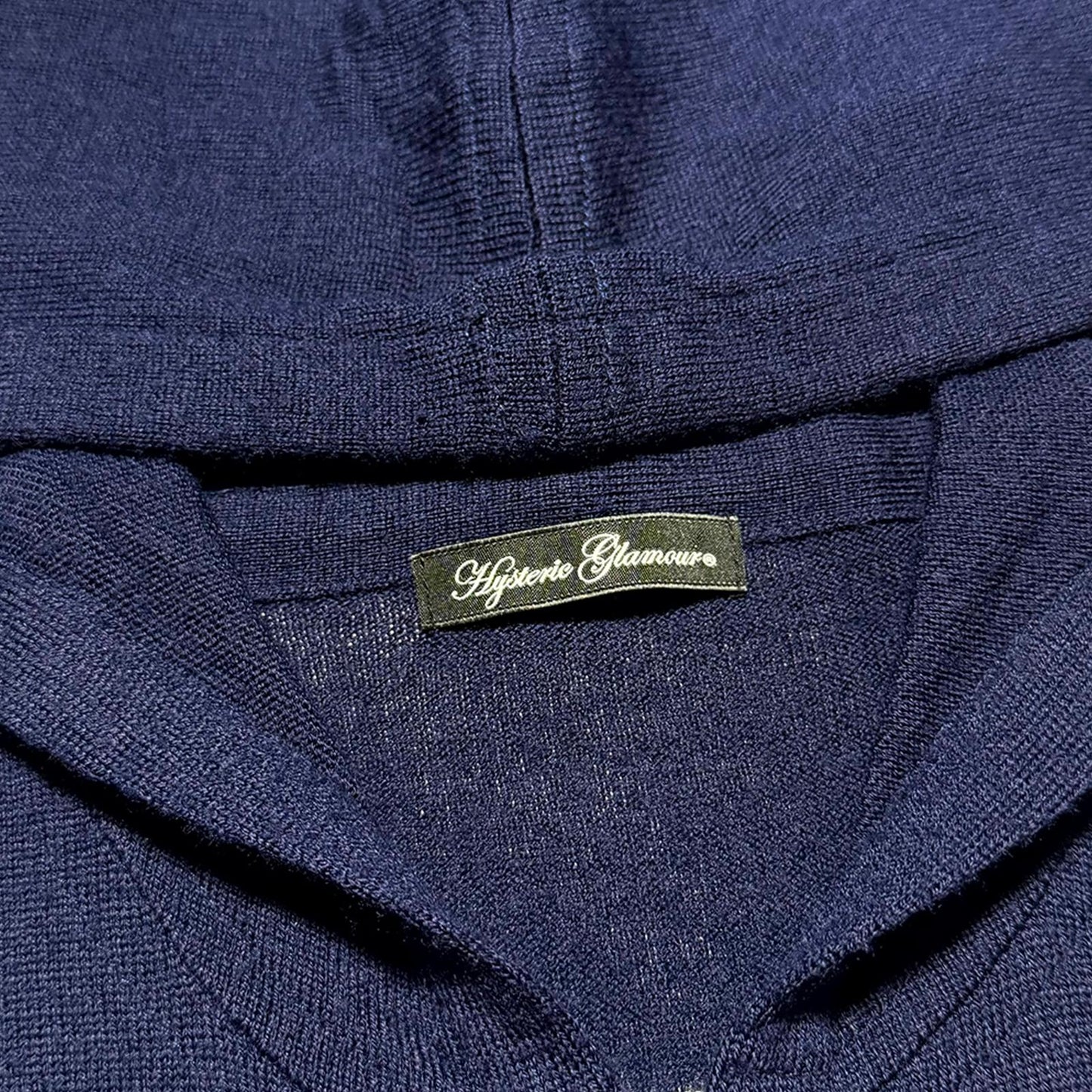 Hysteric Glamour Knit Zip Up Hoodie