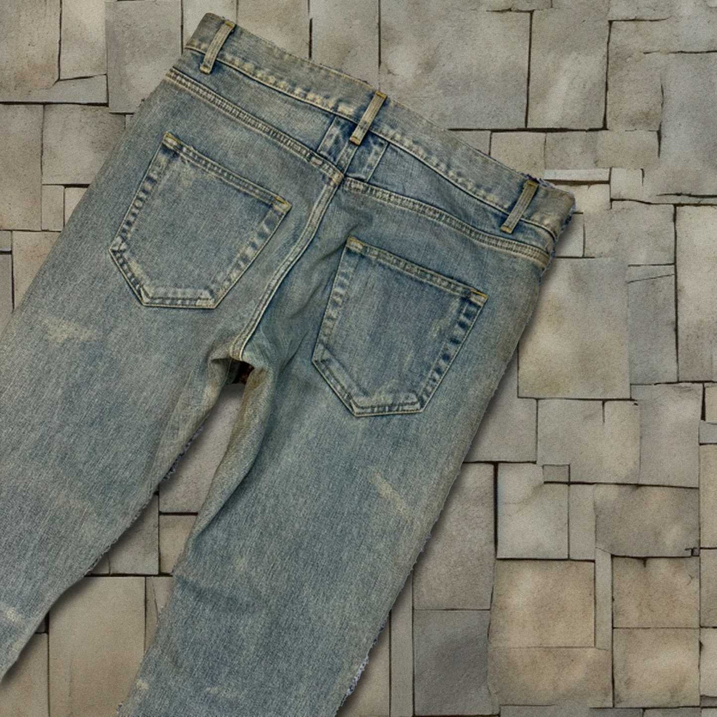 FW14 Saint Laurent Paris D02 Crash Denim