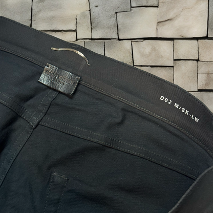 FW17 Saint Laurent Paris Black Waxed D02 Denim