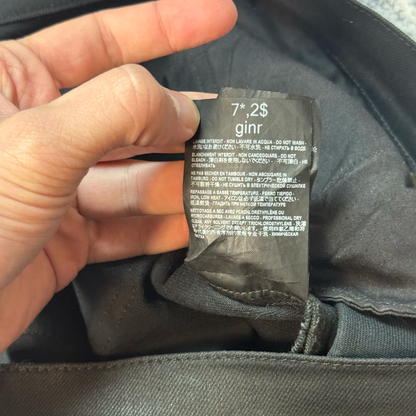 FW17 Saint Laurent Paris Black Waxed D02 Denim