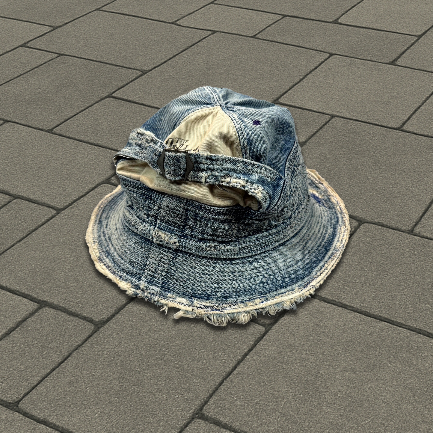 Kapital Old Man & The Sea Born Denim Bucket Hat