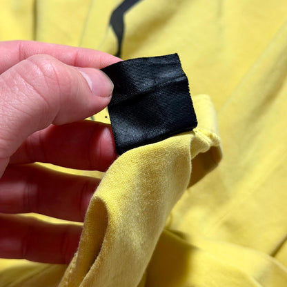 SS02 Raf Simons Yellow Kollaps Tank Top