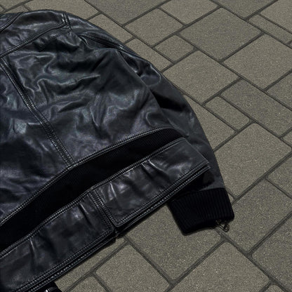 AW08 Dior Homme Leather Napoleon Jacket