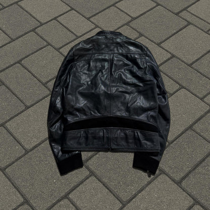 AW08 Dior Homme Leather Napoleon Jacket