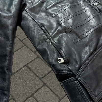 AW08 Dior Homme Leather Napoleon Jacket