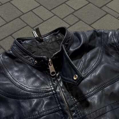 AW08 Dior Homme Leather Napoleon Jacket