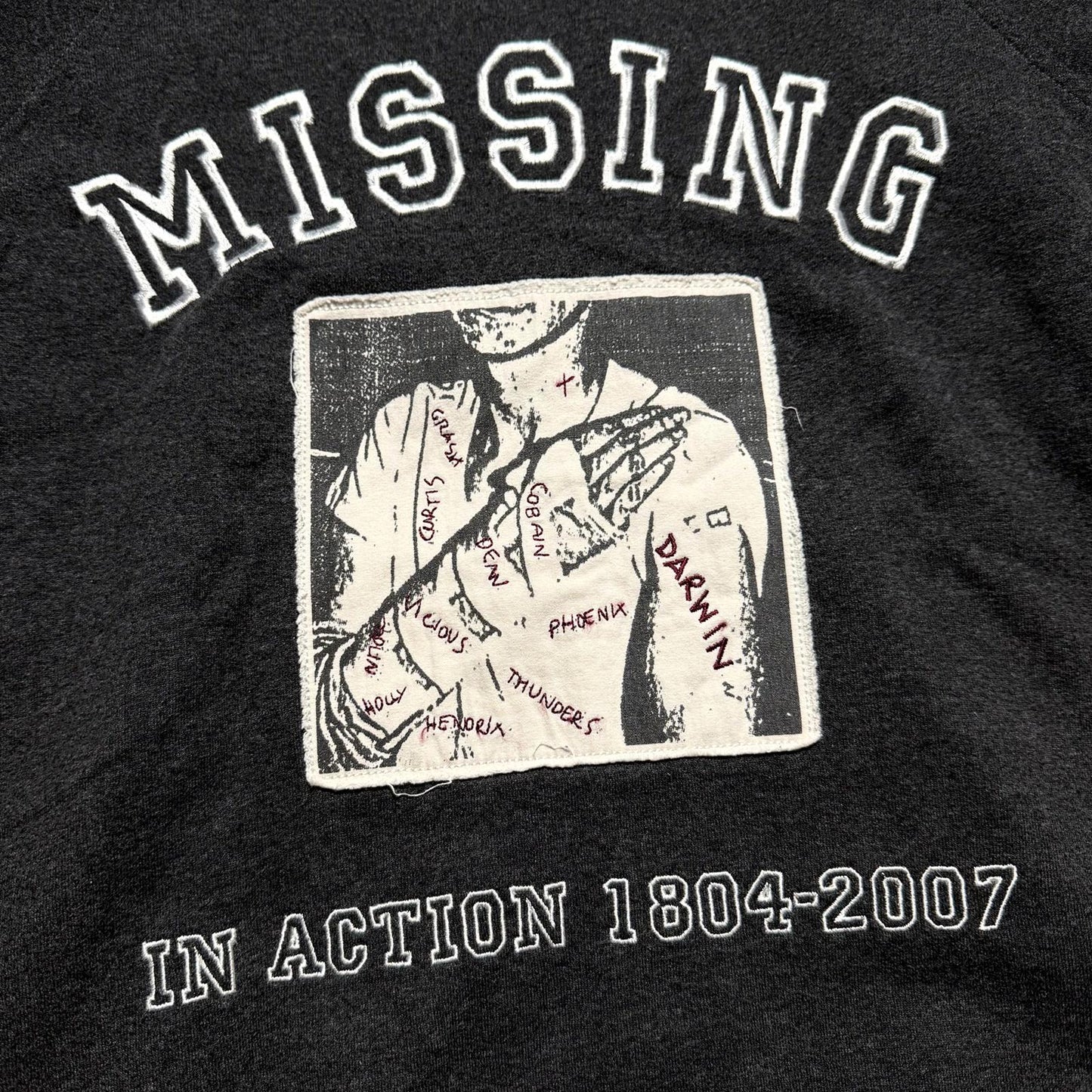 SS07 Raf Simons 'Missing' Hoodie