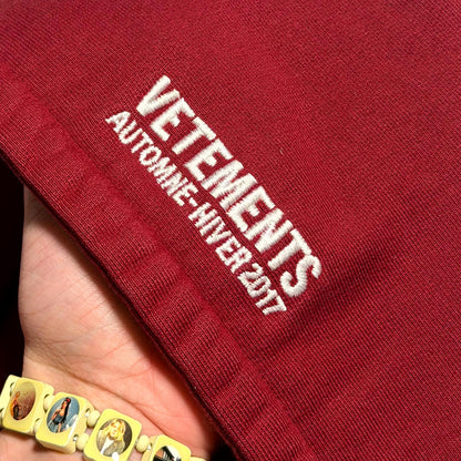 AW17 Vetements Bridges Hoodie