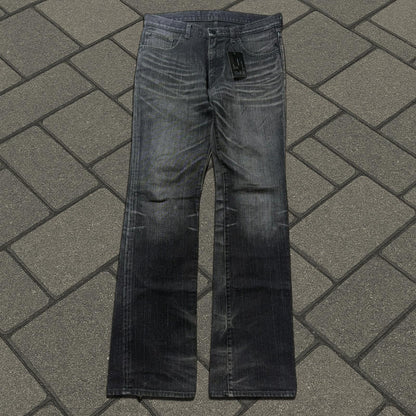 SS04 Number (N)ine Double Pocket Bootcut Pain Denim