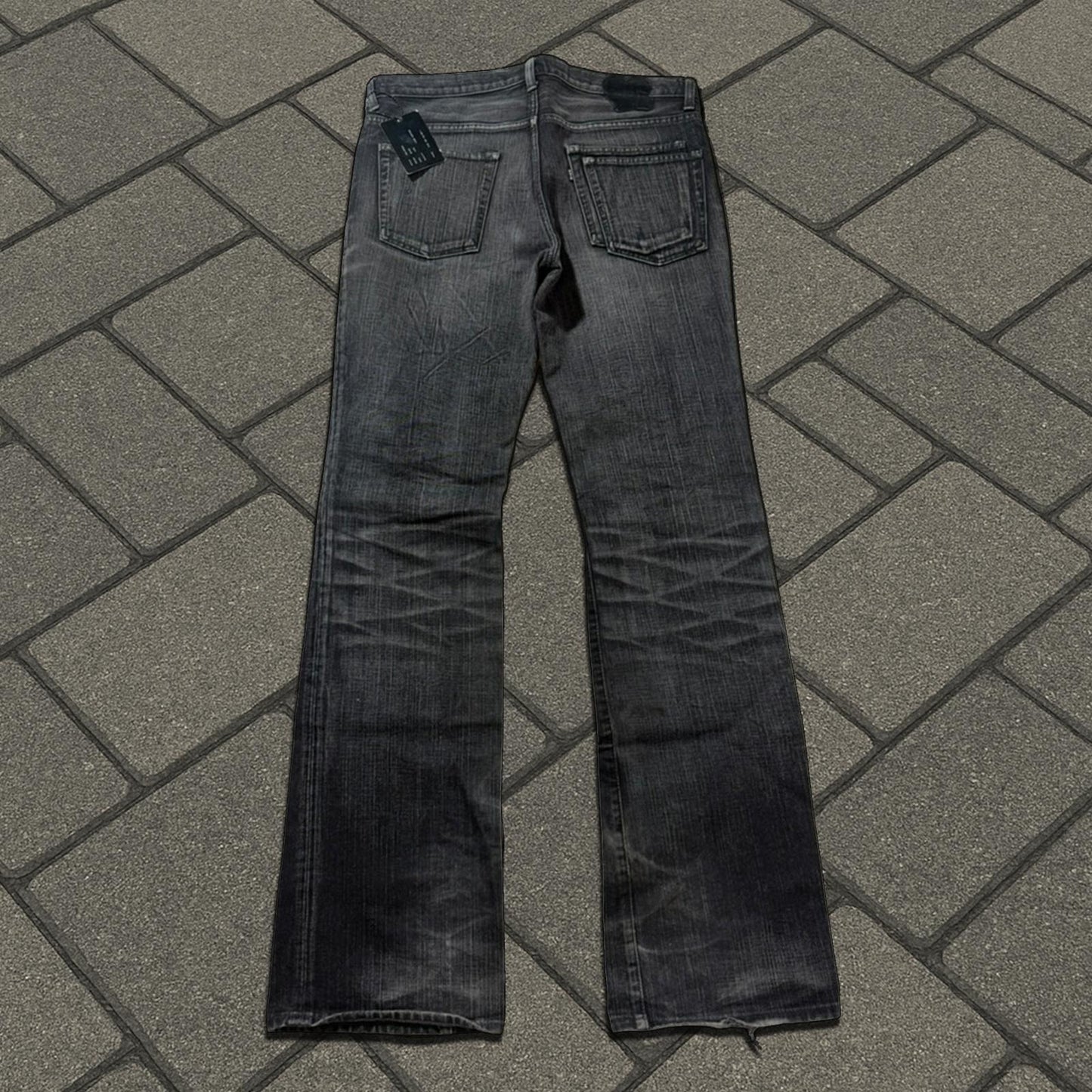 SS04 Number (N)ine Double Pocket Bootcut Pain Denim