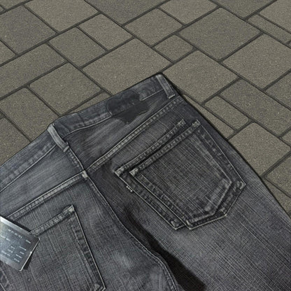 SS04 Number (N)ine Double Pocket Bootcut Pain Denim