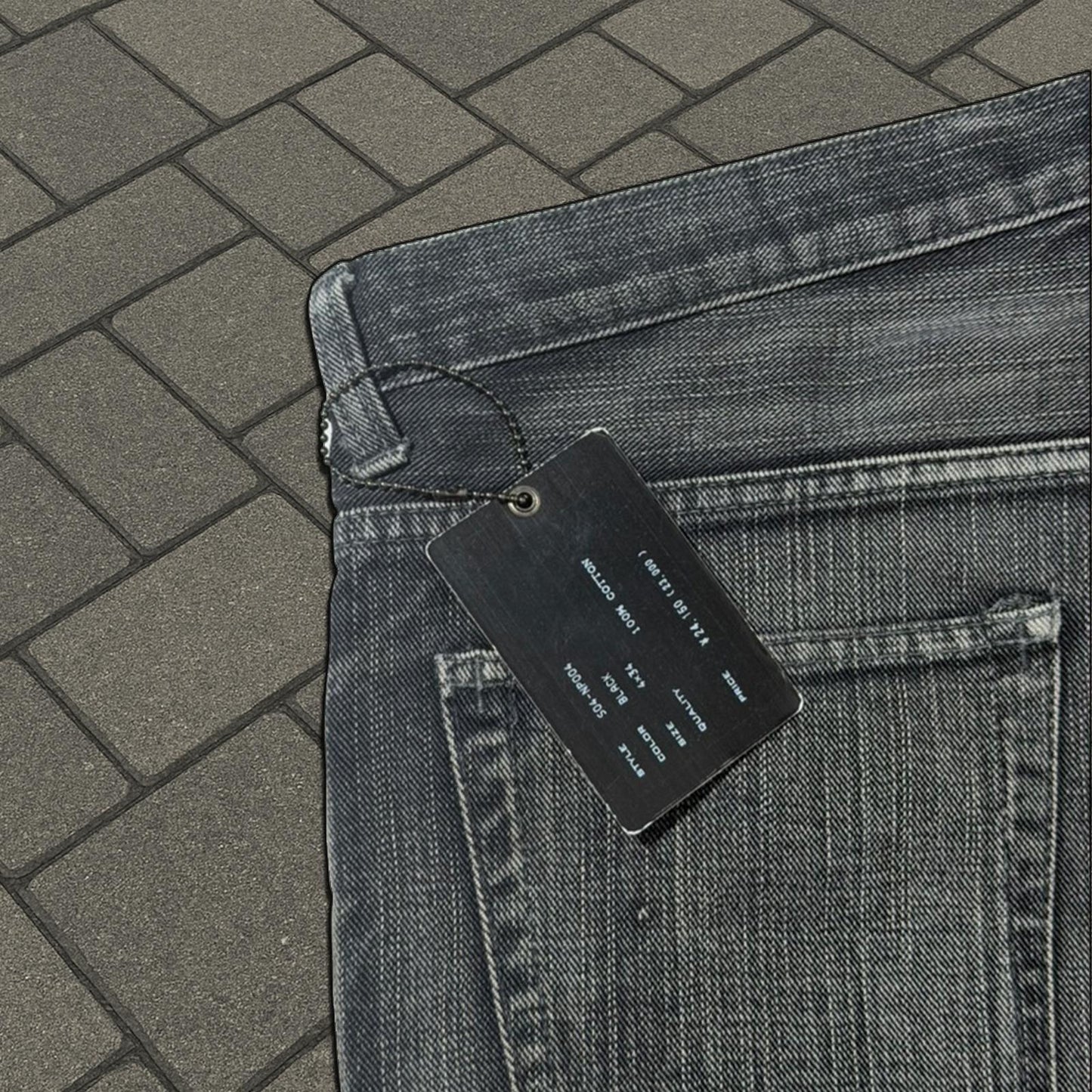 SS04 Number (N)ine Double Pocket Bootcut Pain Denim