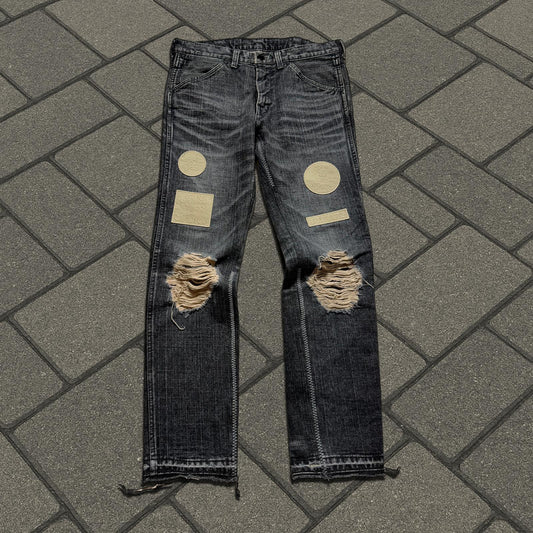 AW04 Number (N)ine ‘Give Peace a Chance’ Denim