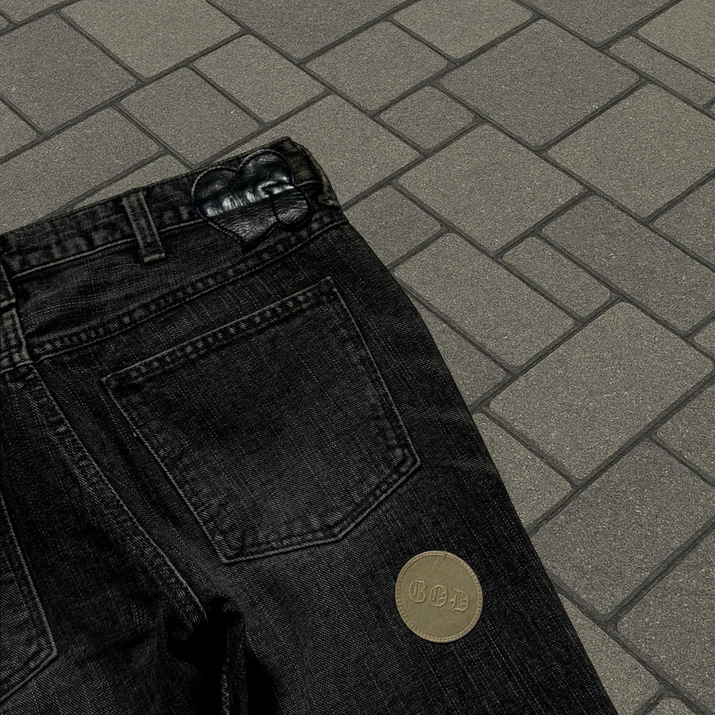 AW04 Number (N)ine ‘Give Peace a Chance’ Denim