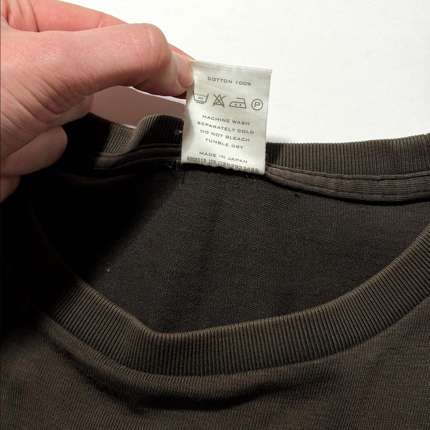 SS01 Number (N)ine ‘Tank U Veddy Much’ Tee