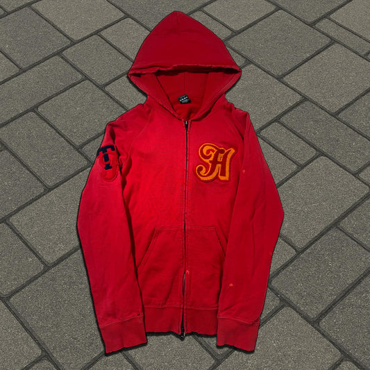 AW05 Number (N)ine Red The High Streets’ Zip Up Hoodie