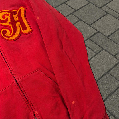 AW05 Number (N)ine Red The High Streets’ Zip Up Hoodie