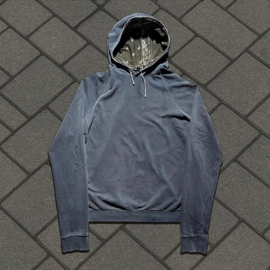 AW04 Raf Simons Reverse Paisley Hoodie