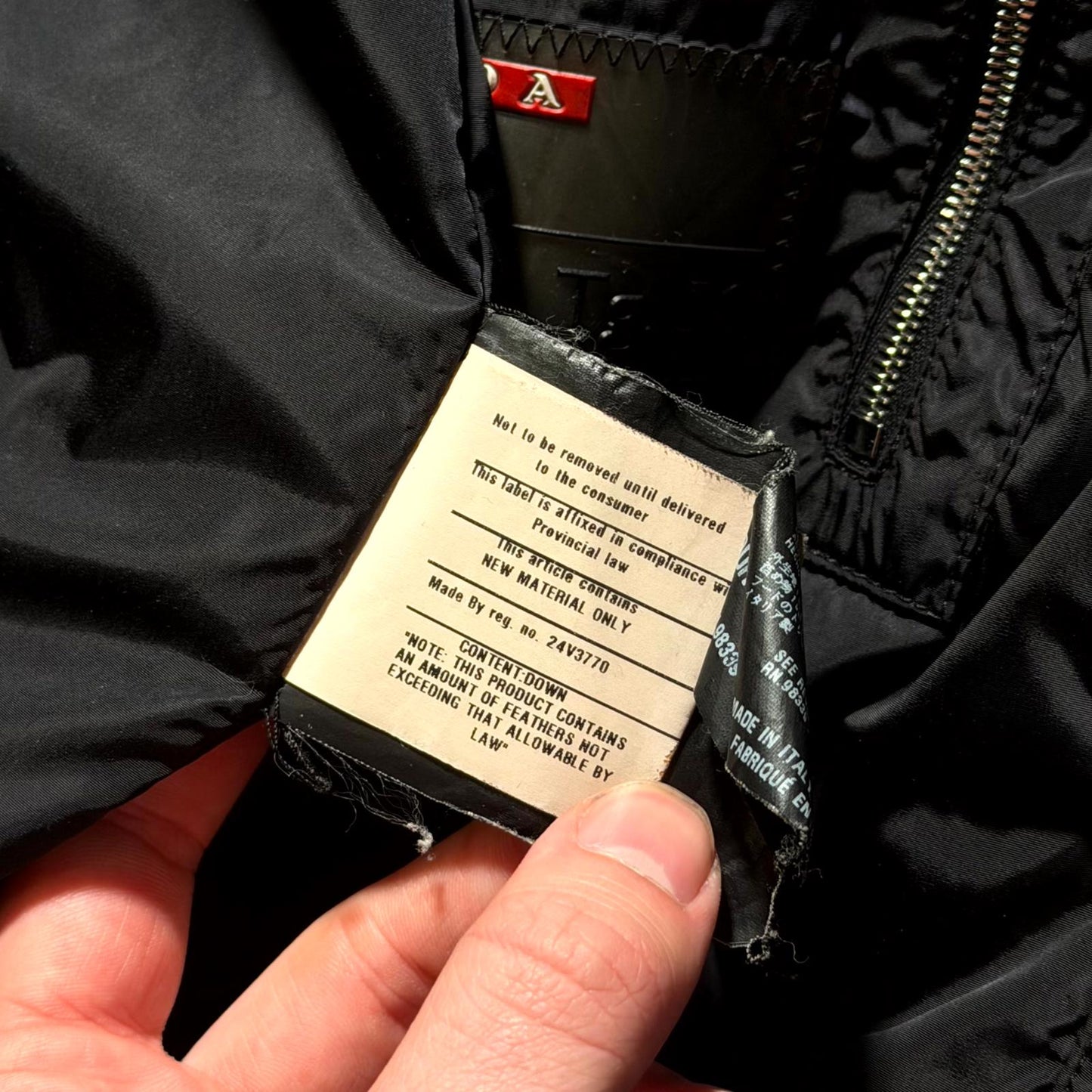 AW08 Prada Mohawk Puffer Jacket