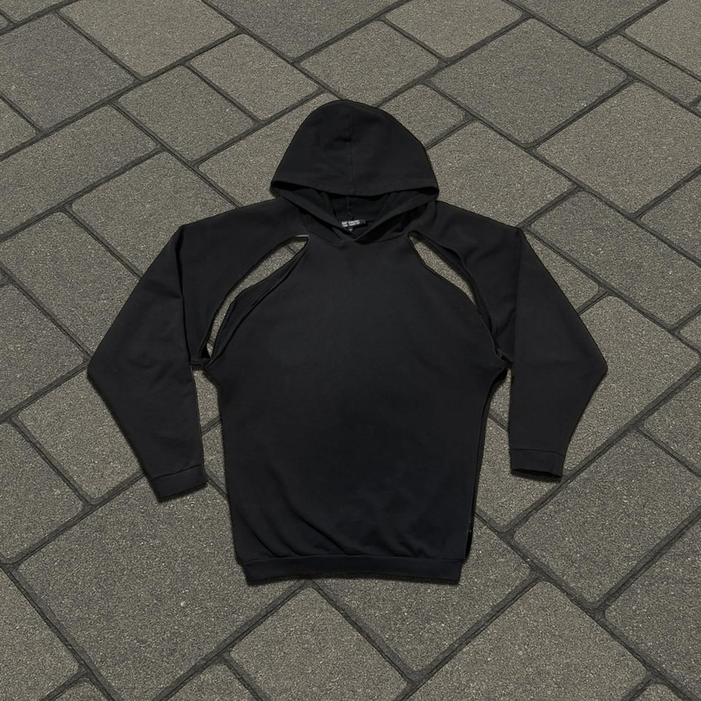 SS03 Raf Simons ‘Consumed’ Runway Cut Out Hoodie
