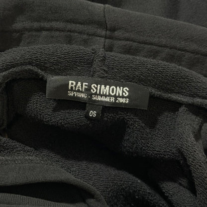 SS03 Raf Simons ‘Consumed’ Runway Cut Out Hoodie