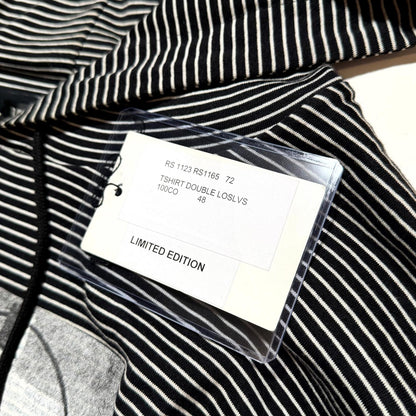 SS05 Raf Simons Avant Garde Striped Hoodie
