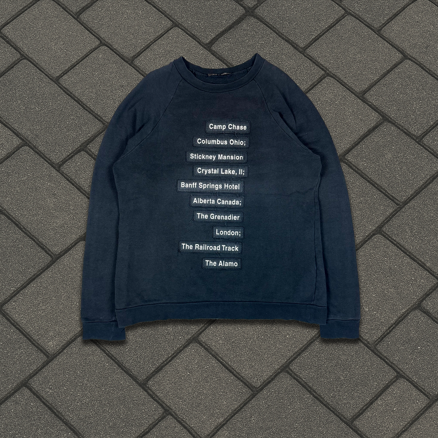AW05 Raf Simons Haunted Places Crewneck
