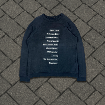 AW05 Raf Simons Haunted Places Crewneck