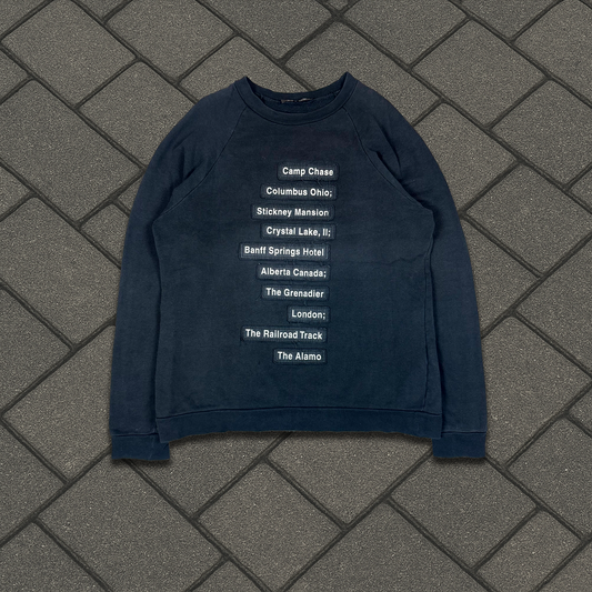 AW05 Raf Simons Haunted Places Crewneck